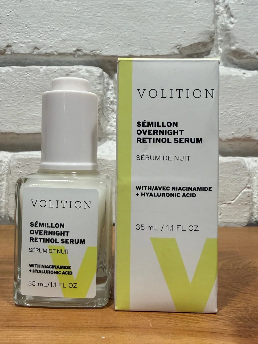 Volition Sémillon Overnight Retinol Serum 35 mL | Niacinamide + Hyaluronic Acid